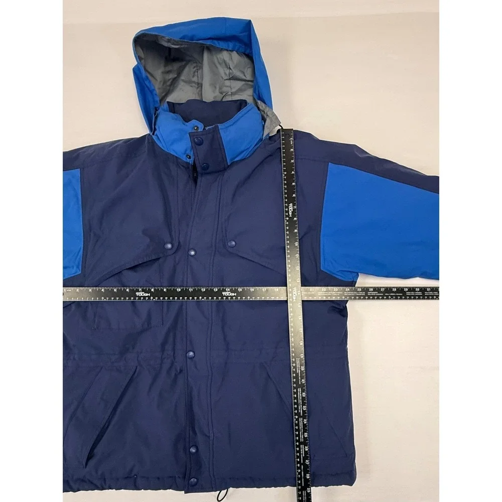 Haute Route Men's Gore-Tex Down Parka Jacket Blue Navy‎ Insulated Hooded Size L
